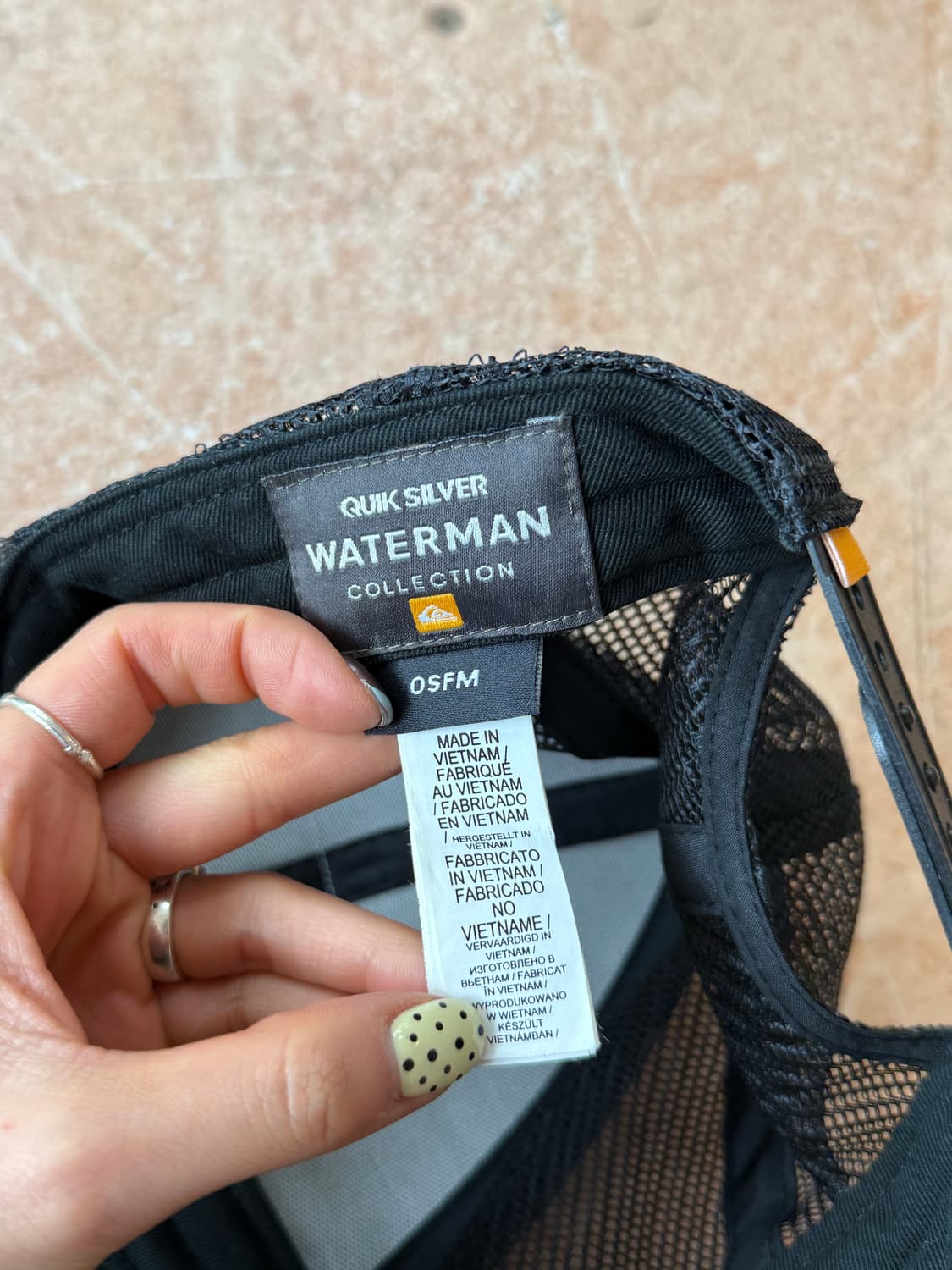 퀵실버 카모 매쉬 트러커캡 상품이미지5