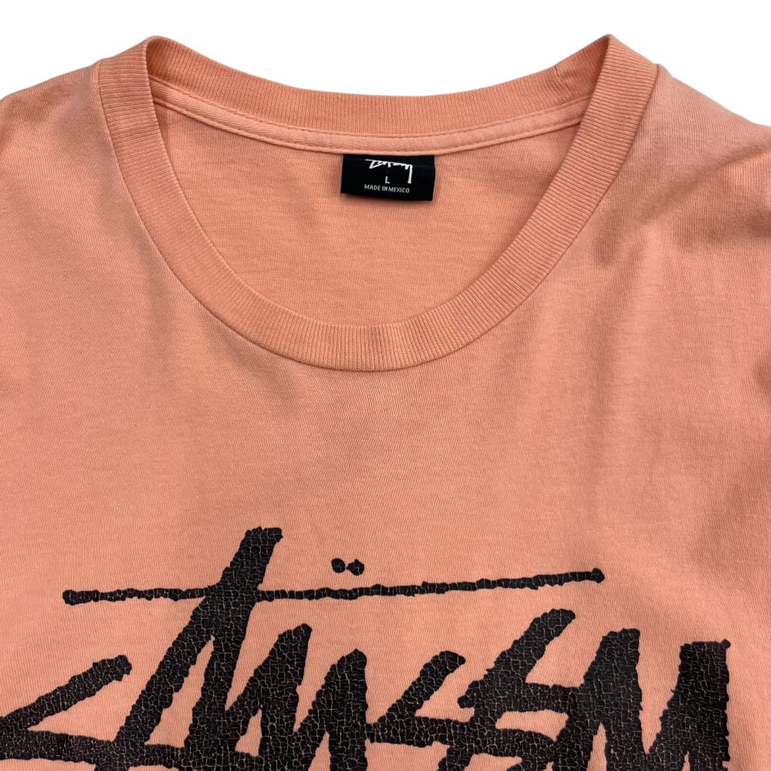 스투시 프린팅 로고 살몬 롱슬리브 L 상품이미지4