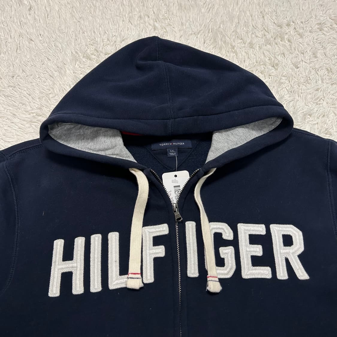 Tommy Hilfiger Navy Hood Zip-up 상품이미지5