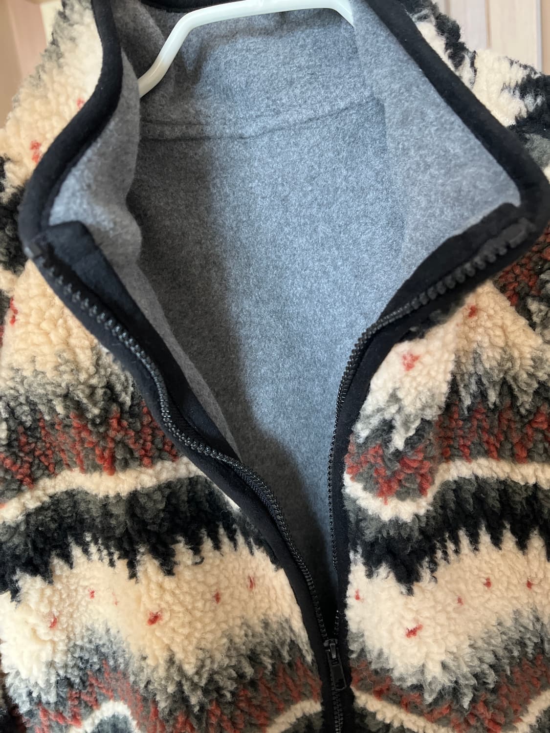 언유즈얼마켓 노르딕 덤블 자켓 후리스 플리스 상품이미지2