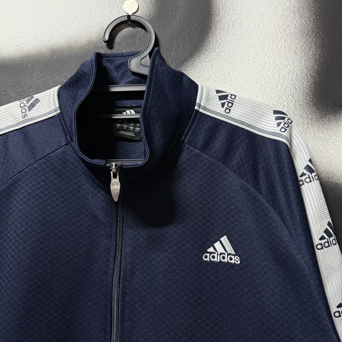 아디다스 올드스쿨 테이핑 디테일 집업 저지 자켓 상품이미지3