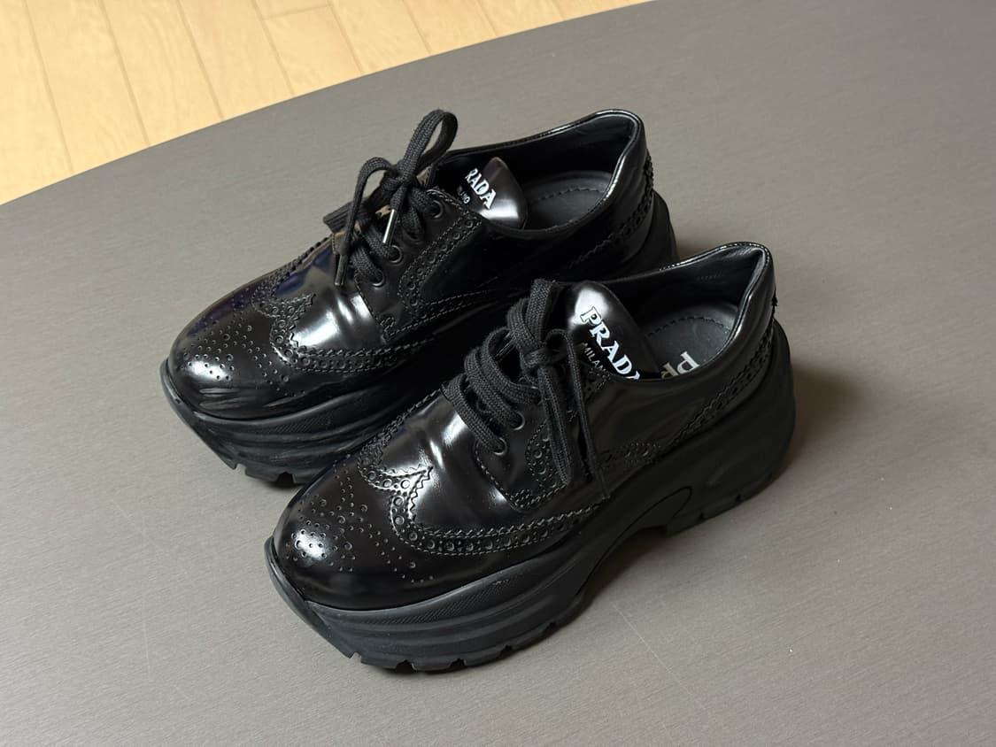 프라다 청키 스니커즈 블랙(240사이즈) 상품이미지8