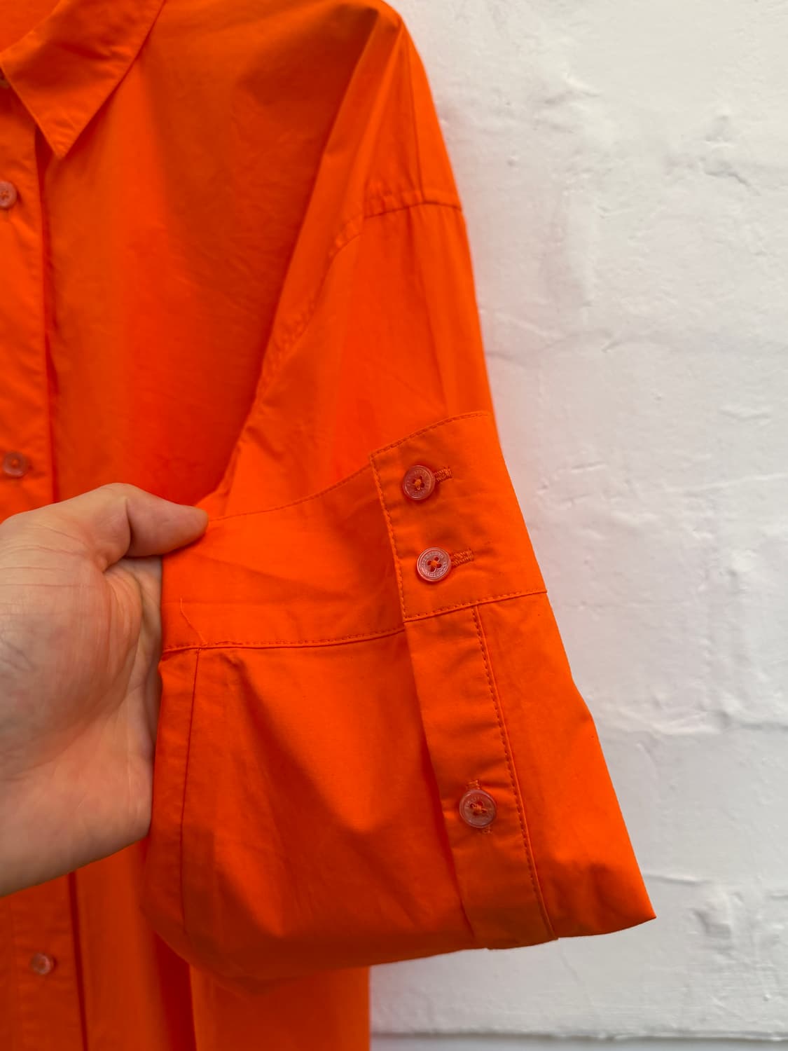 Allsaints 올세인츠 롱 슬리브 셔츠 오렌지 UK 10 상품이미지6