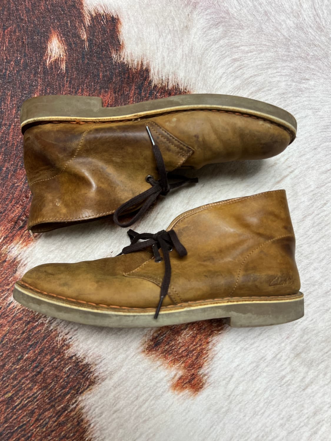 [270] 클락스 빈티지 레더 데저트 부츠 상품이미지1