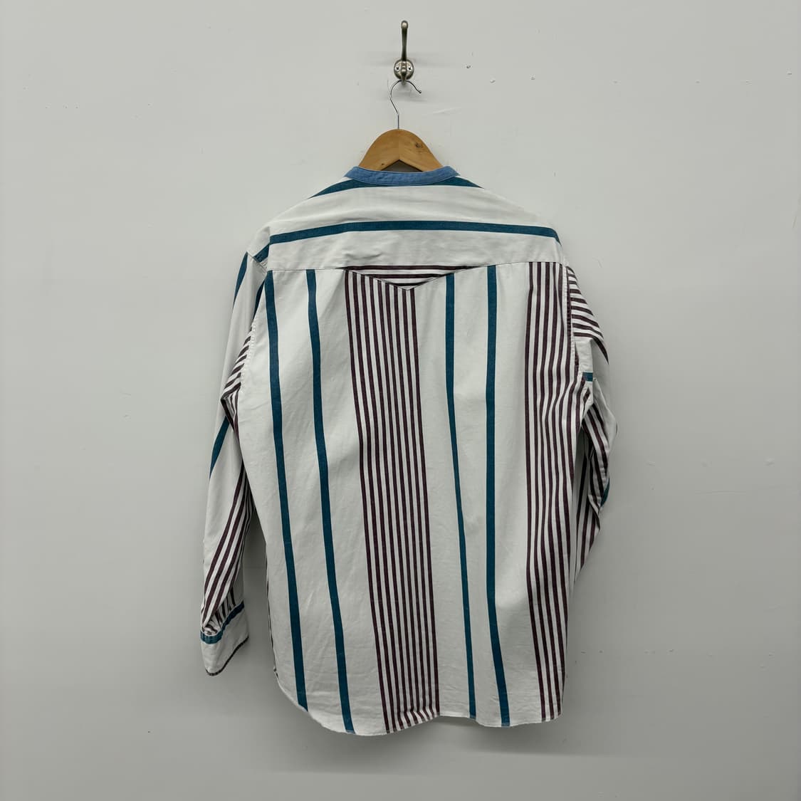 랭글러 스트라이프 헨리넥 셔츠 남성 XL 상품이미지4