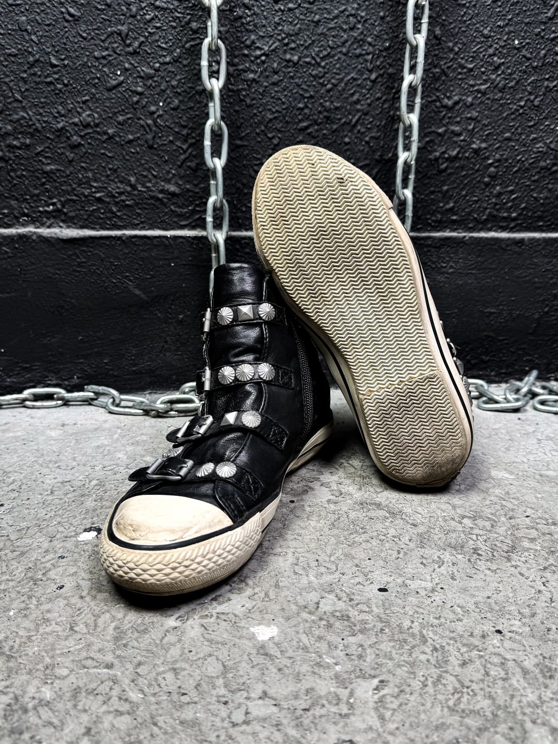 ASH – Studded Leather High-top Sneakers  상품이미지10