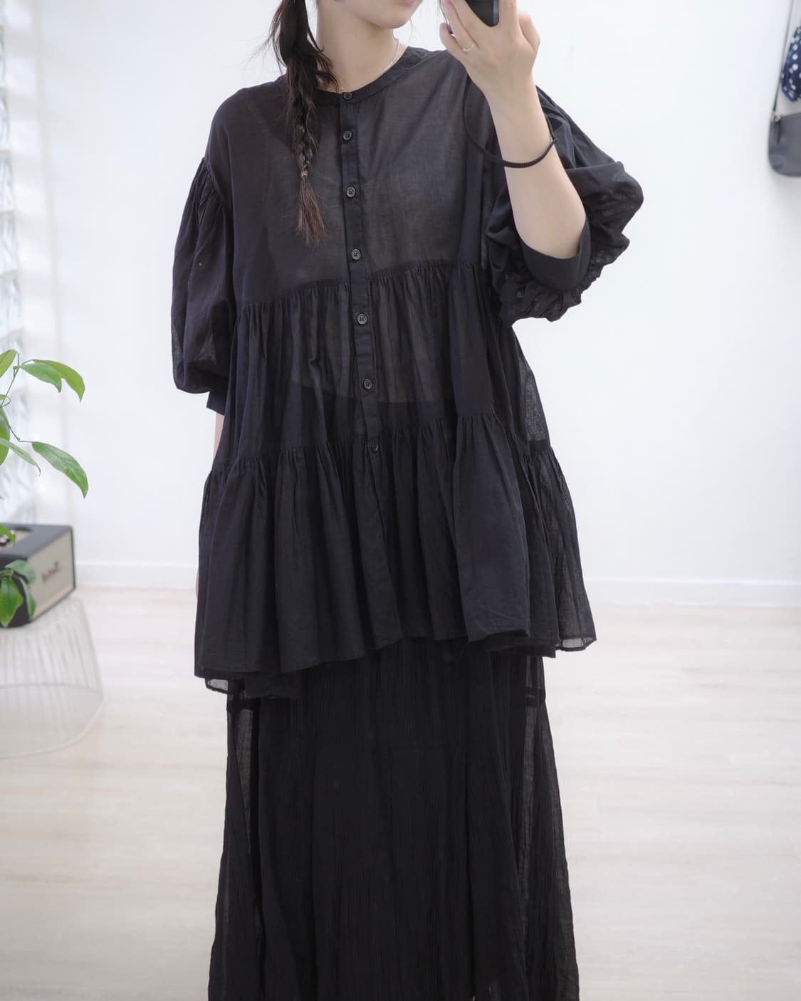 Classical ELF kangkang Puff Blouse 상품이미지3