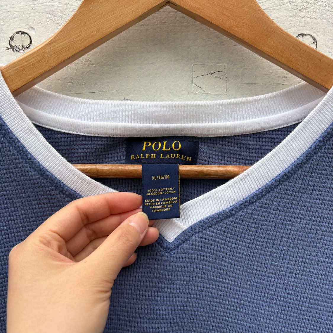 Polo 폴로 와플 링거티 반팔 티셔츠 상품이미지3