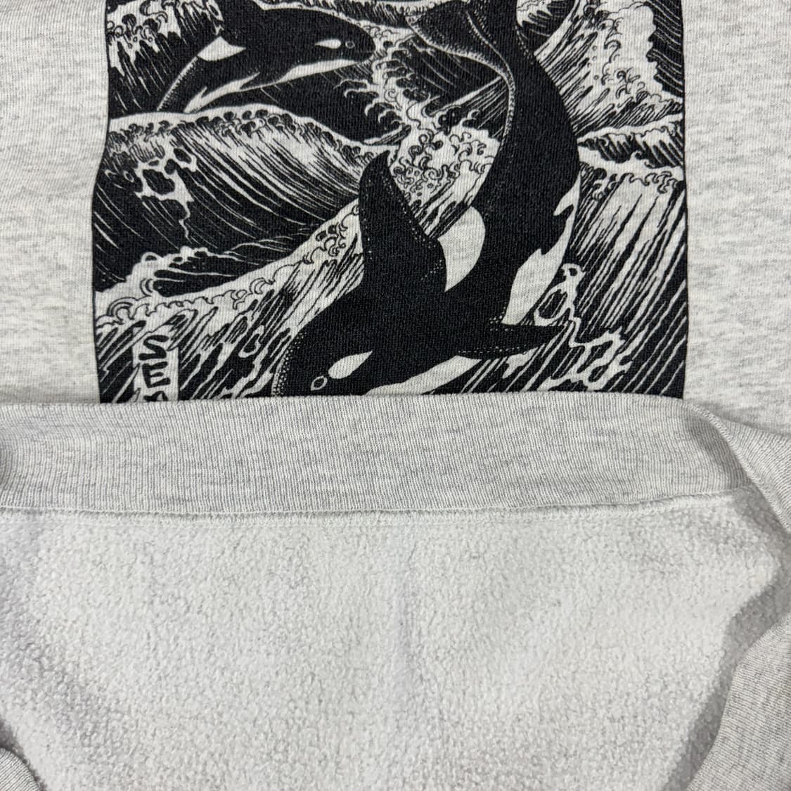 빈티지 90s 범고래 아트 스웨셔츠 Art Sweatshirt 상품이미지5