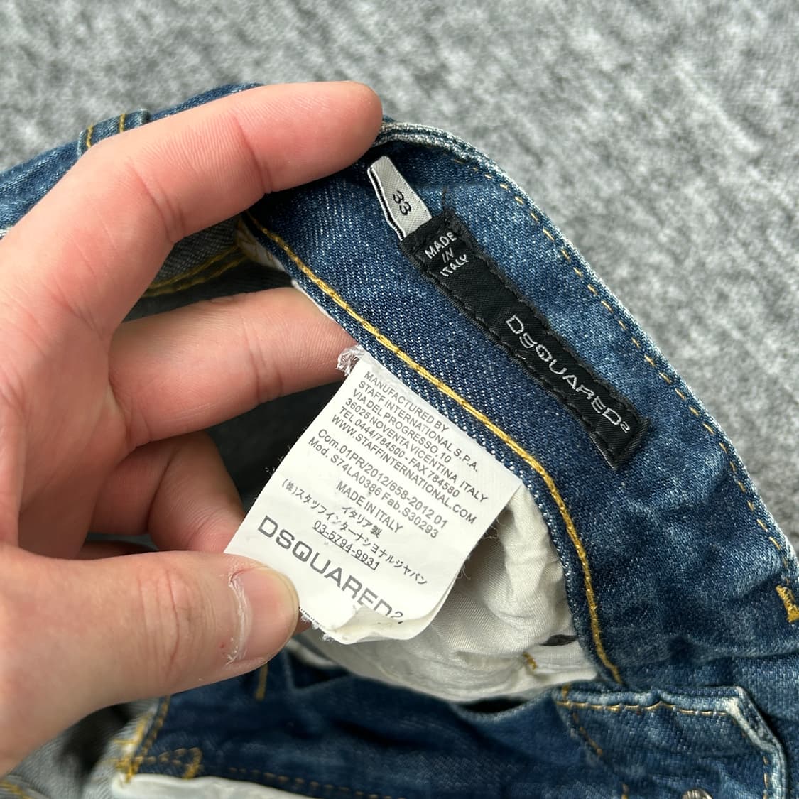디스퀘어드2 페인팅 데미지 데님 팬츠 상품이미지7