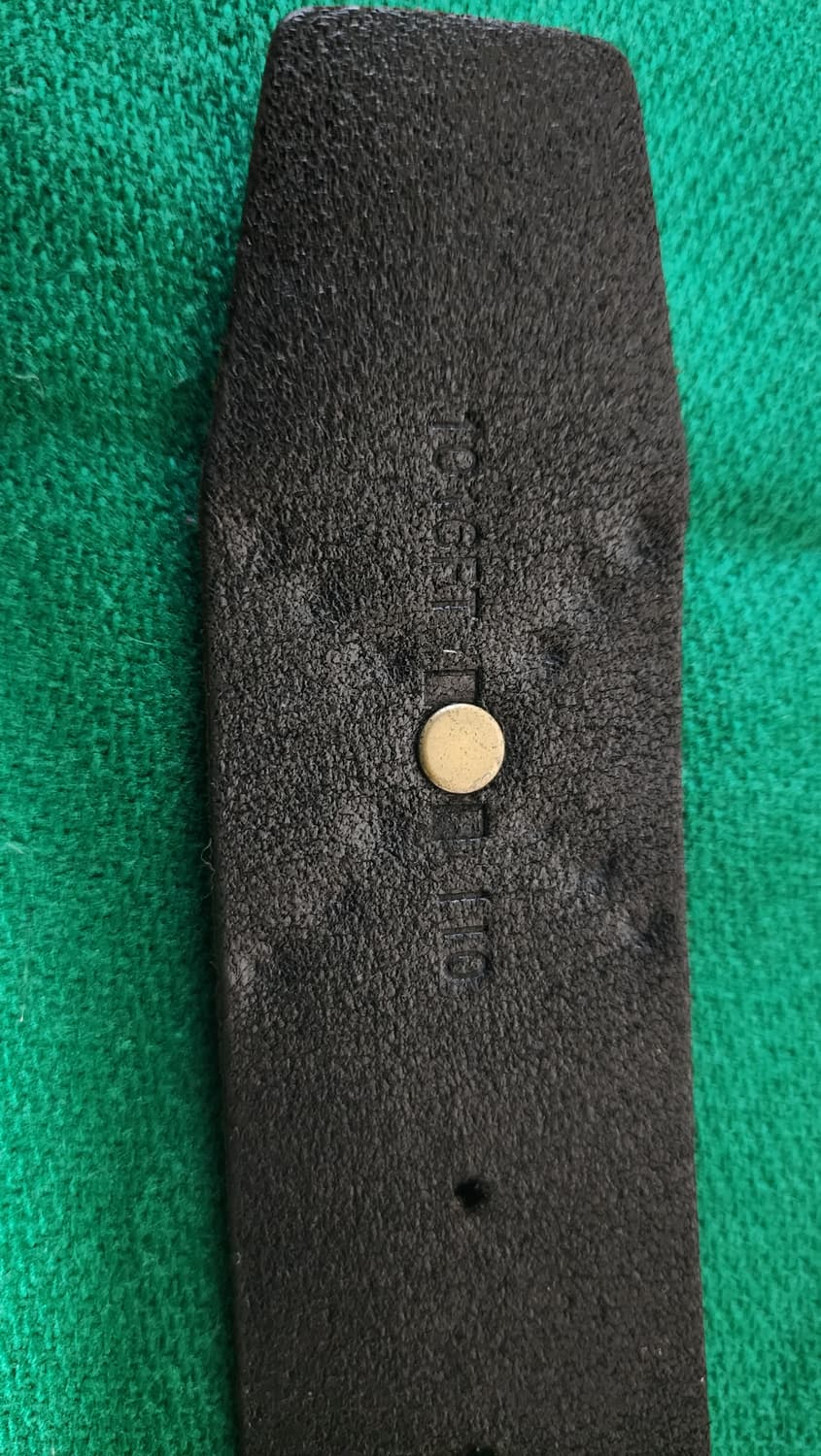 톰보이 블랙 스터드 장식 통가죽 벨트 상품이미지10