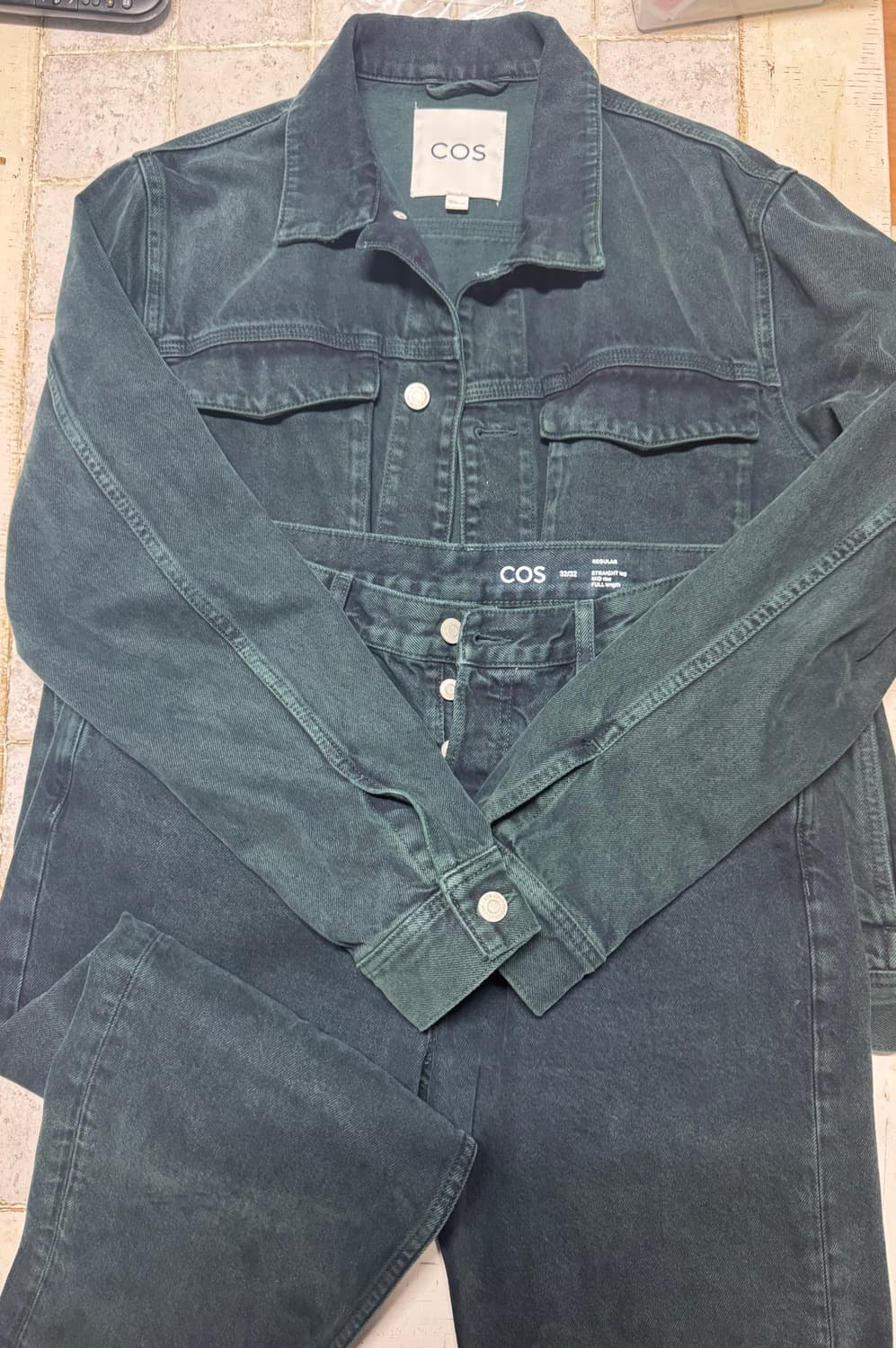 코스 투톤 데님 셋업 (L / 32) 상품이미지2