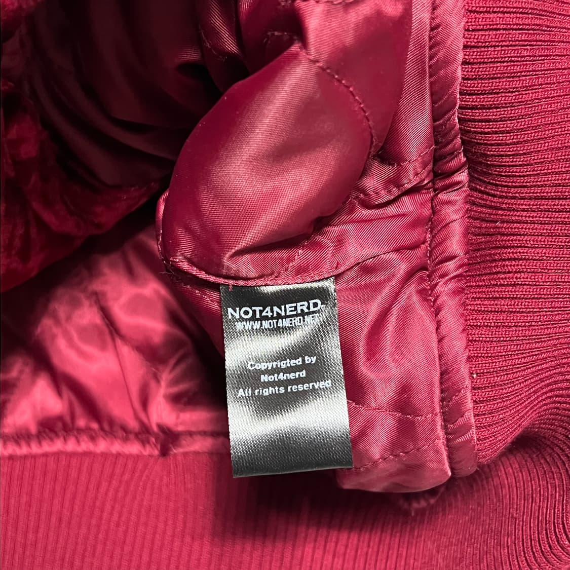 XL (새상품) 노포너드 울프 수베니어 퀼팅 블루종 자켓 상품이미지5