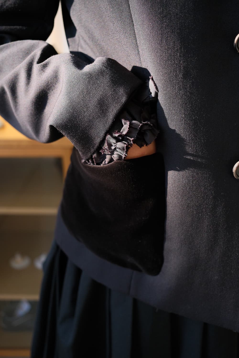 Velvet padded pocket jacket 상품이미지3
