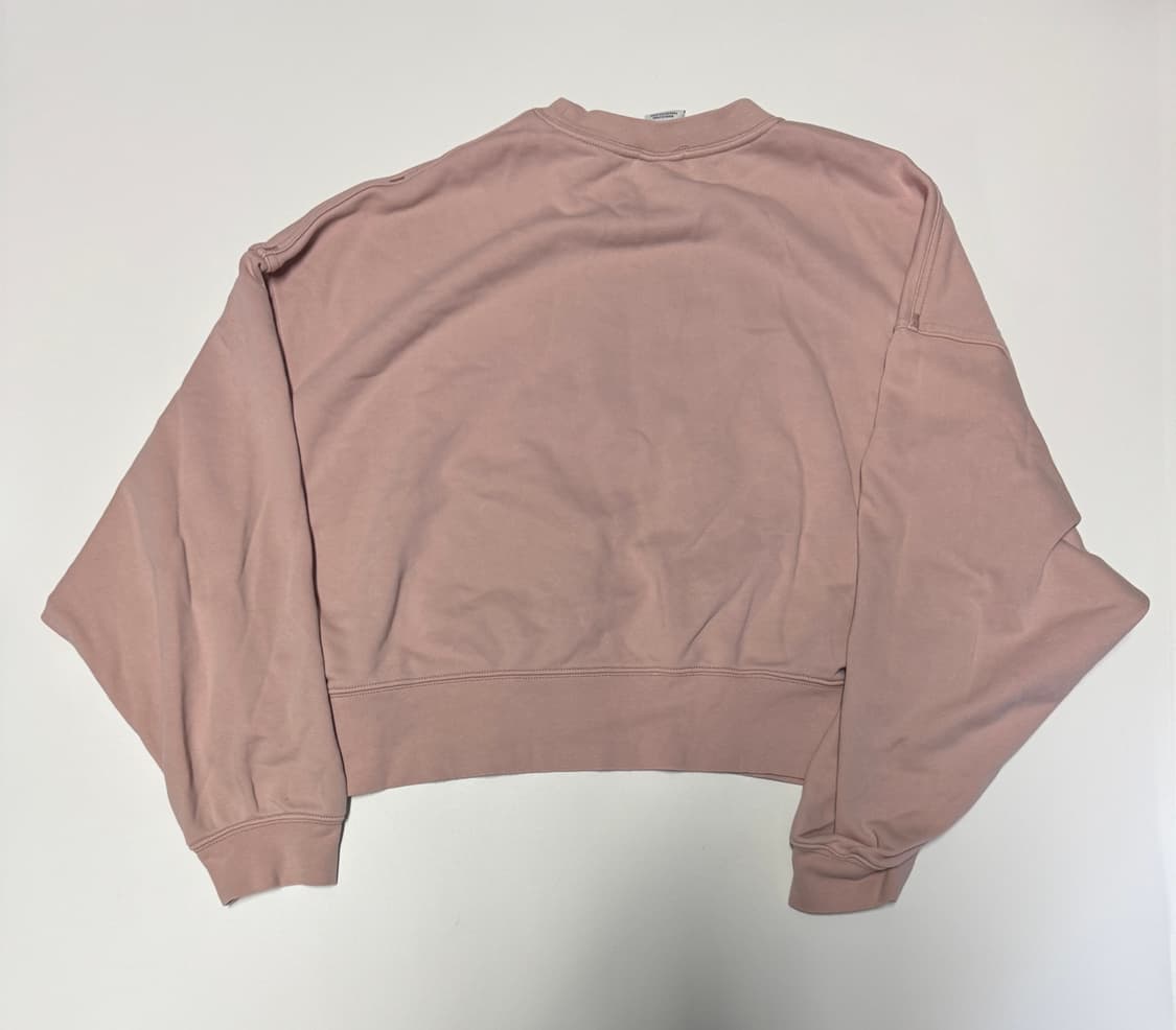 여성 나이키 22년도 스우시 크롭 맨투맨 상품이미지2