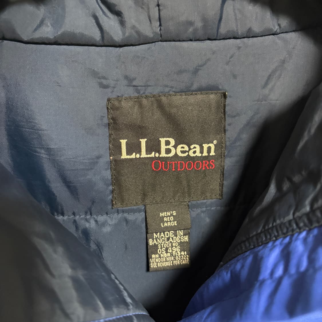 엘엘빈 아웃도어 아노락 하프집업 파카 / 블루, L 상품이미지4