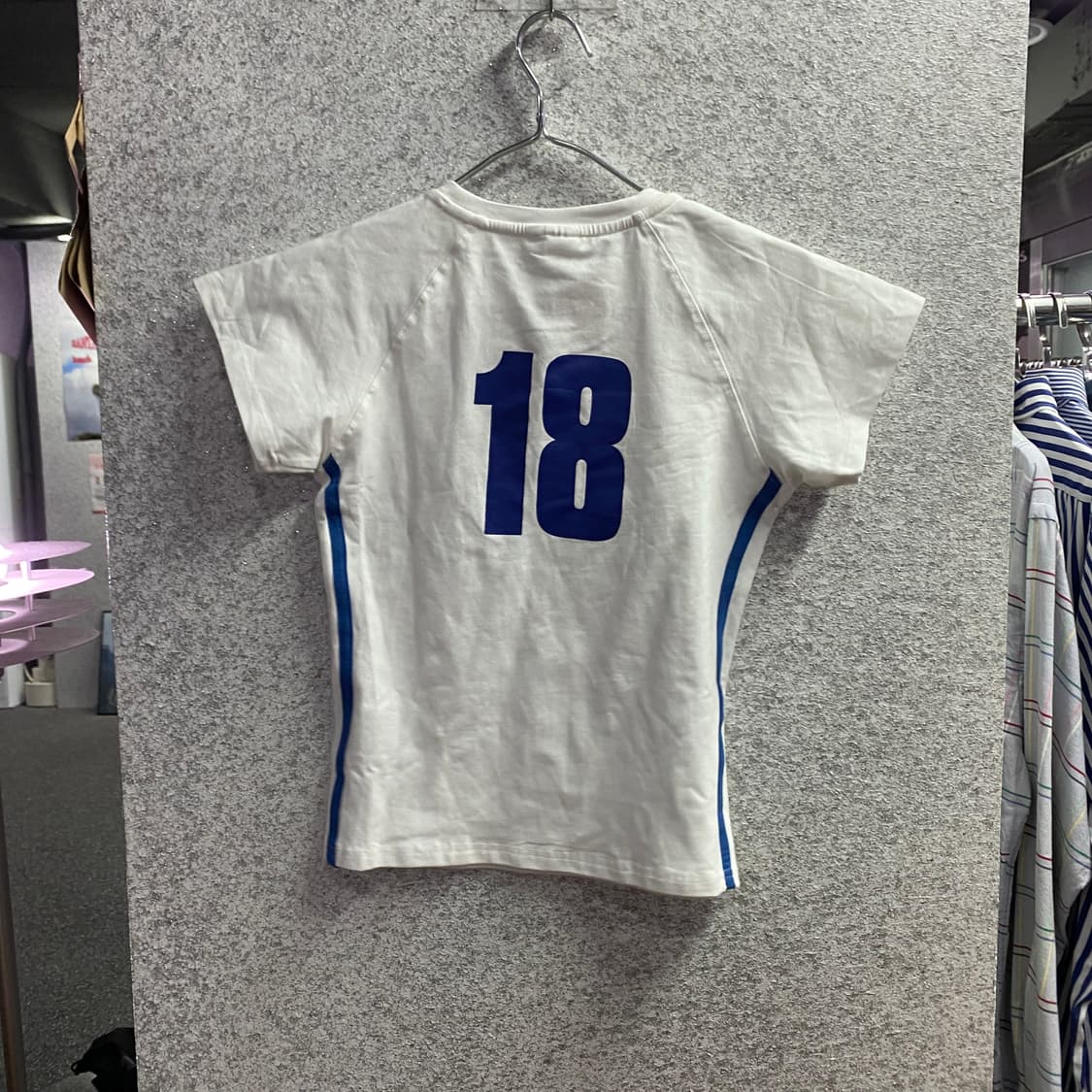 파르티멘토 넘버 스트라이프 반팔티 B4679 상품이미지4