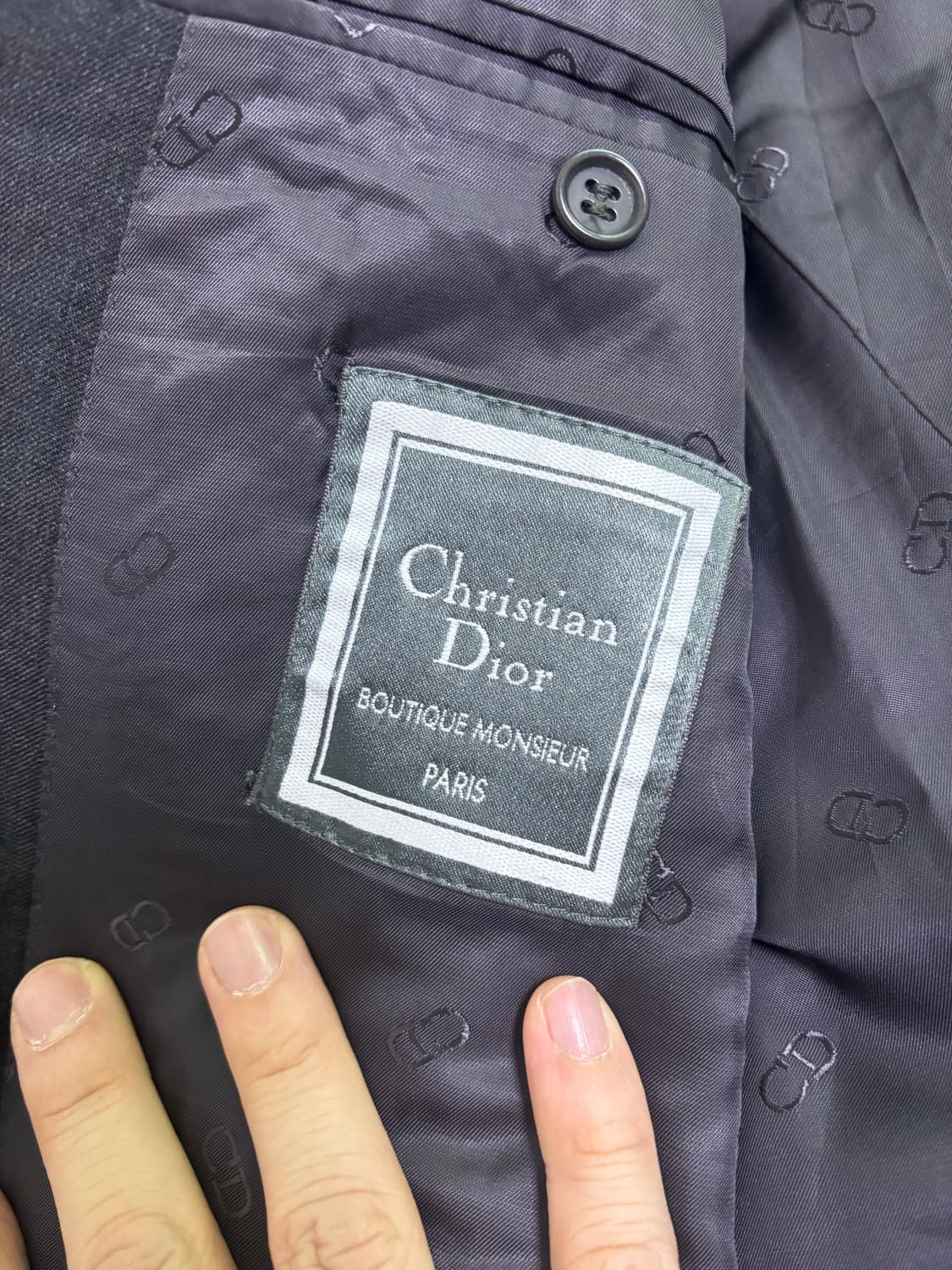 이태리제 CHRISTIAN DIOR 더블 블레이저 사이즈 105-110 상품이미지5