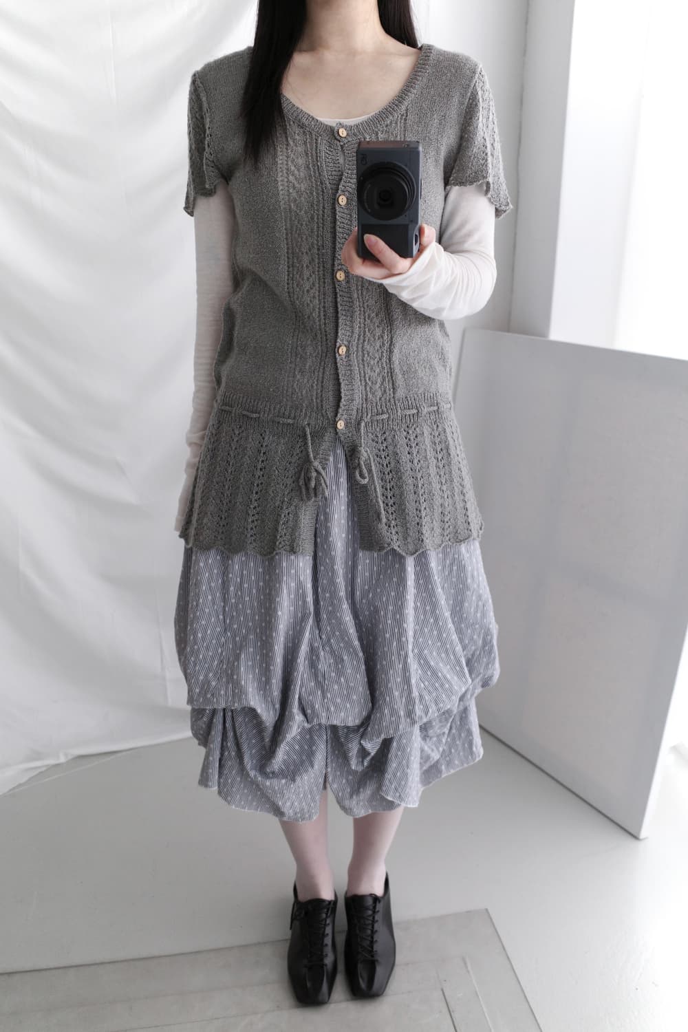 knit half cardigun 상품이미지6