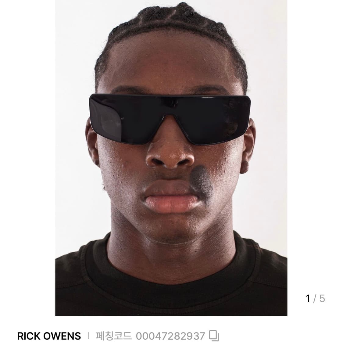 Rick Owens SUNGLASSES PERFORMA 상품이미지2