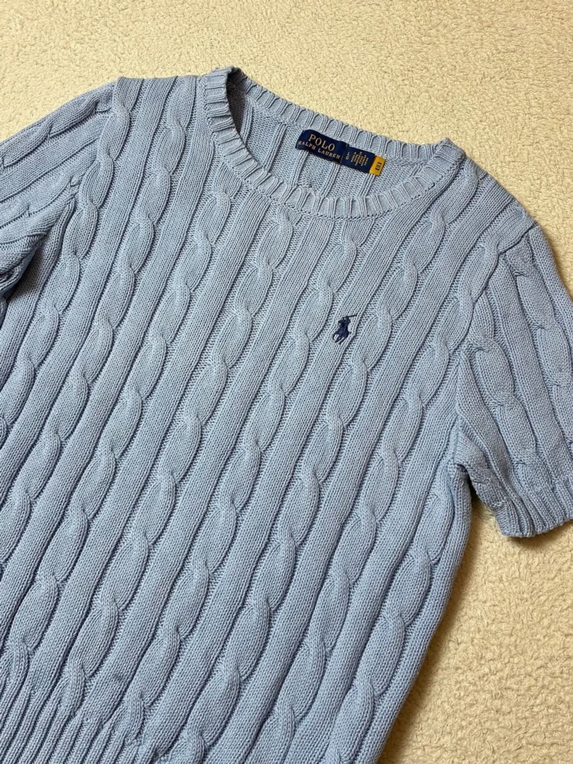 폴로 랄프로렌 큐알 신형 우먼스 반팔 니트 PN7462 상품이미지2