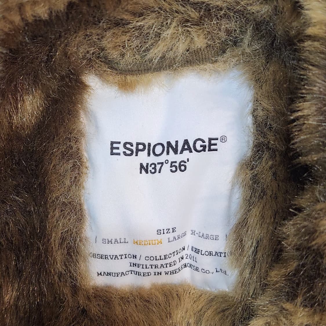 Espionage 퍼카라 밀리터리 자켓 상품이미지3