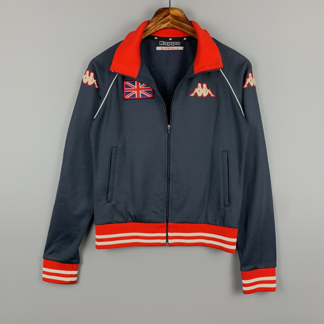 카파 y2k 와투케 영국 네이비 트랙 져지 상품이미지2