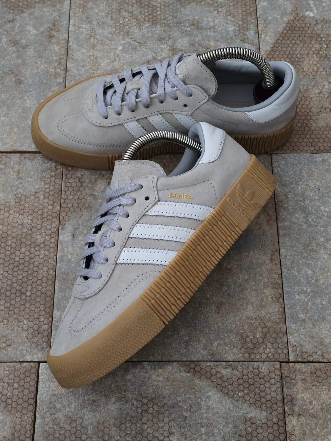 (225)아디다스 삼바로즈 라이트 그레이 상품이미지3