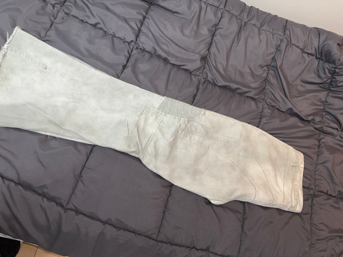 [32] 빈티지 바이커 절개 플레어데님  상품이미지4