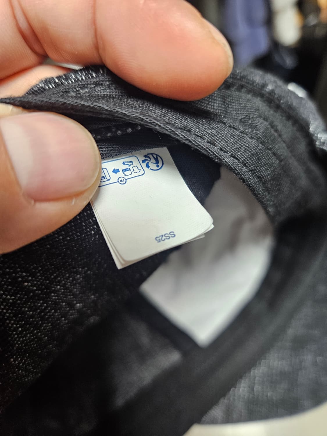 슈프림 코듀라 데님 s로고 캡 블랙 25ss 상품이미지5