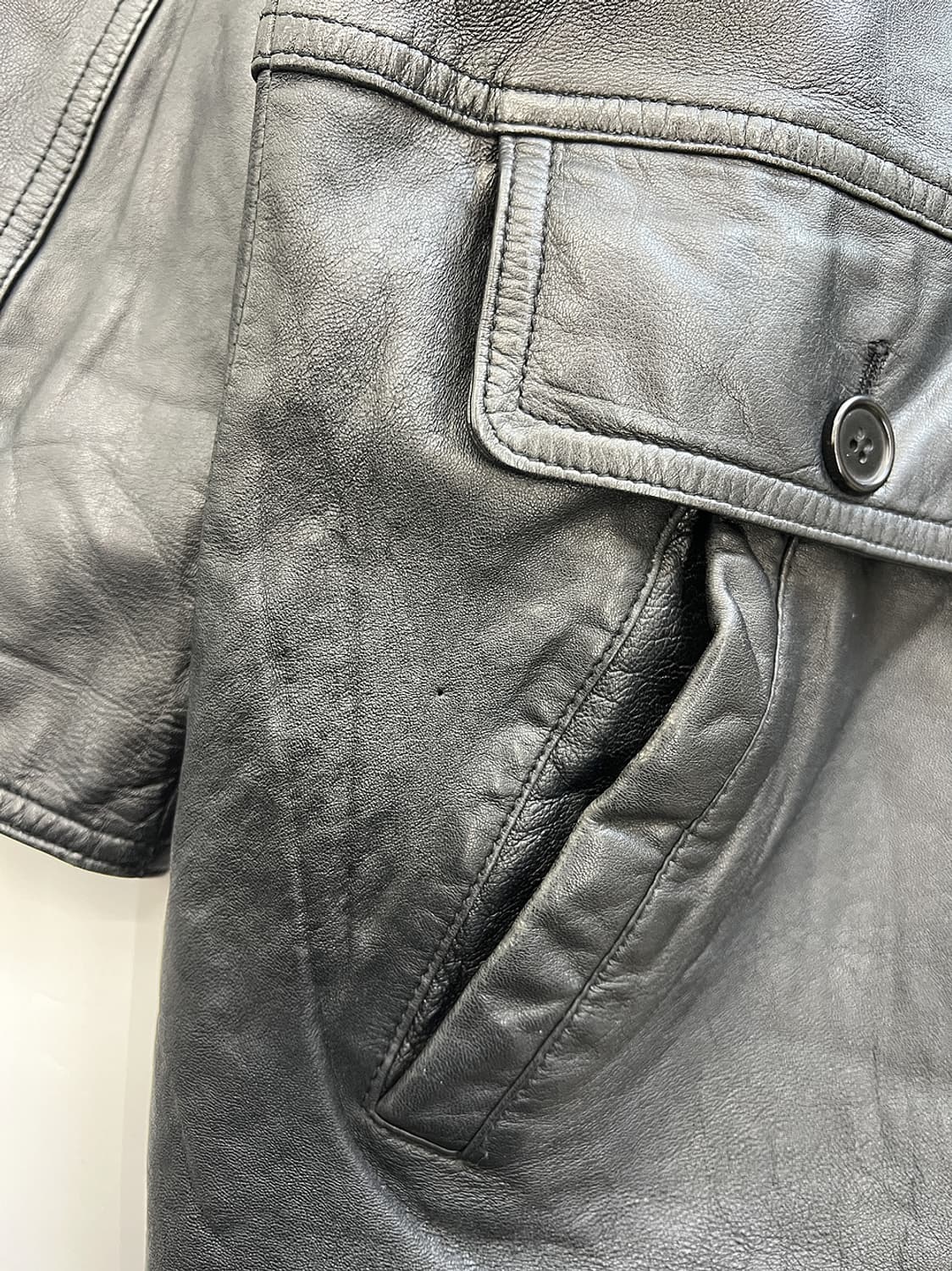 BEER BLASTS빈티지 양가죽 카코트 상품이미지3