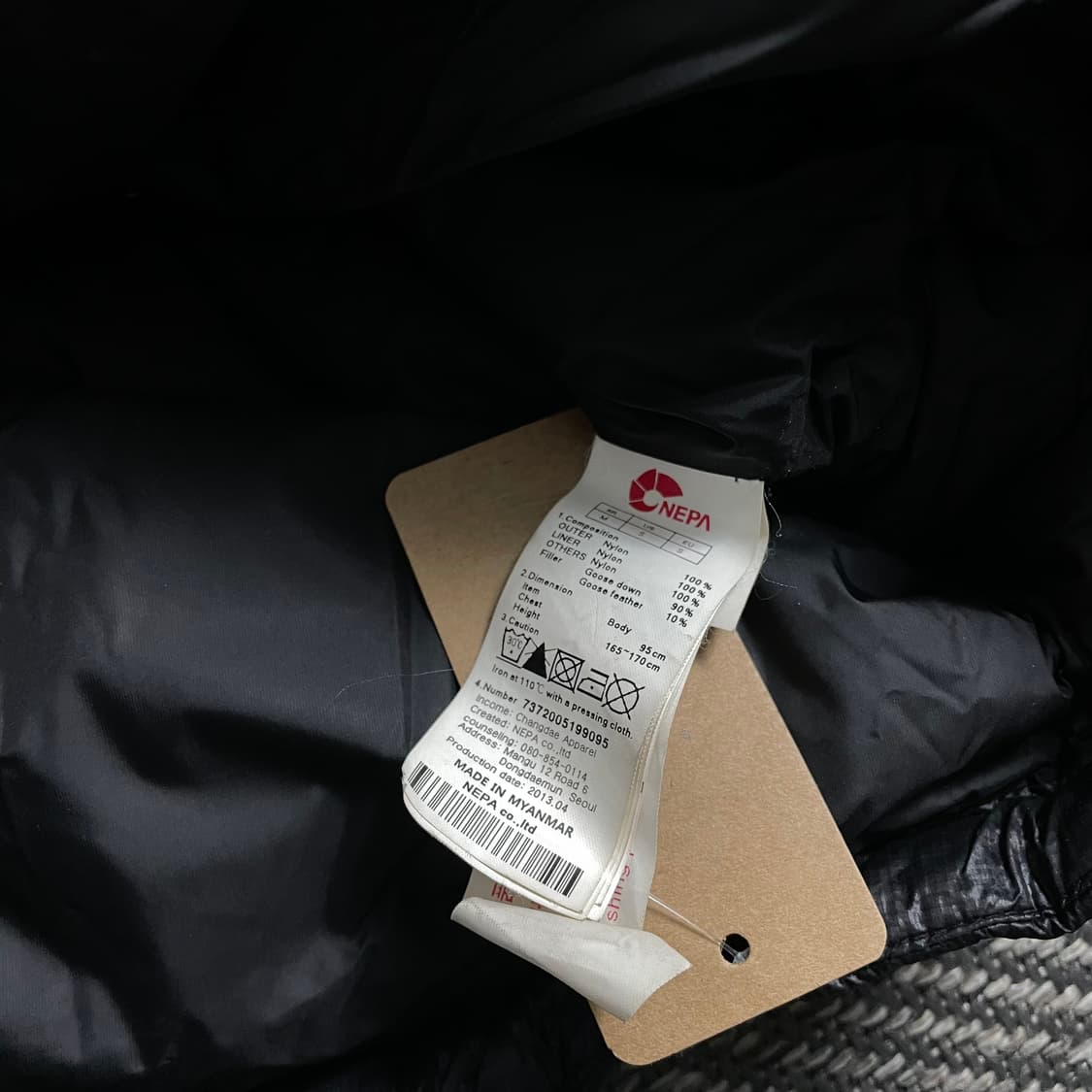 네파 구스다운 에볼루션 800 마운틴 패딩 블랙o 4533 상품이미지7