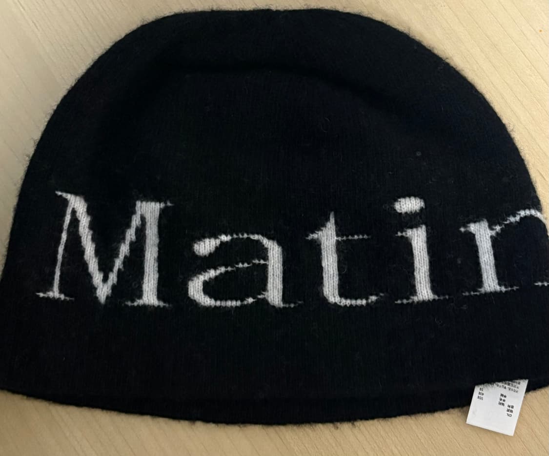 마뗑킴 비니 블랙 상품이미지1