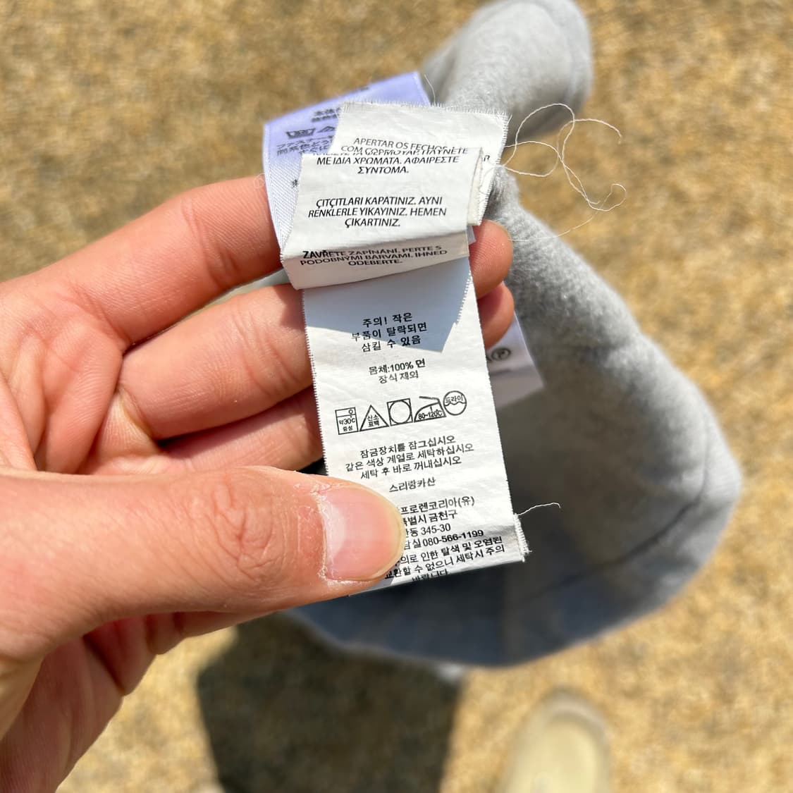 폴로(POLO RalphLauren)그레이 반집업 니트 상품이미지5