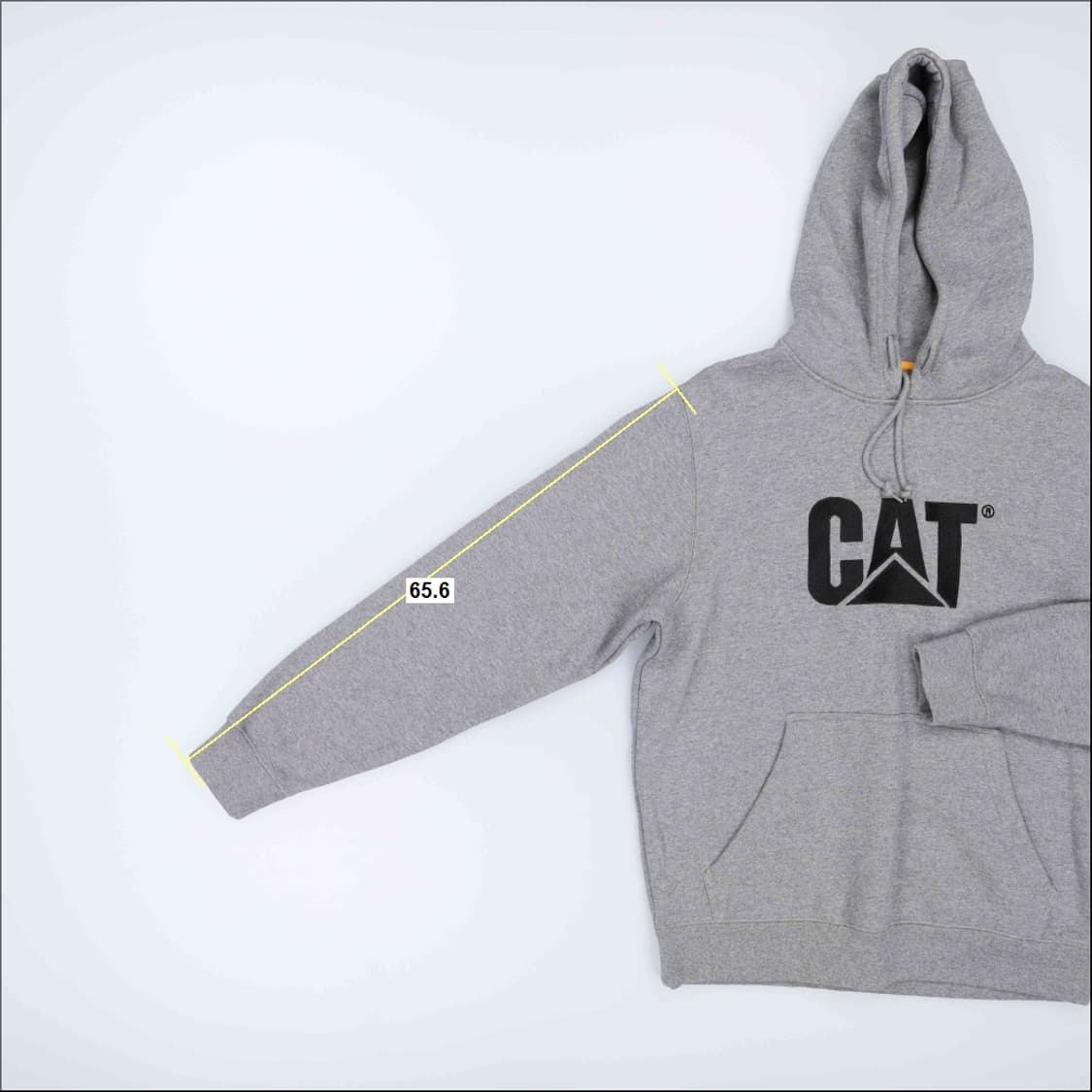 [M] CAT 빅로고 기모 후드 티셔츠 1103HR2 상품이미지9