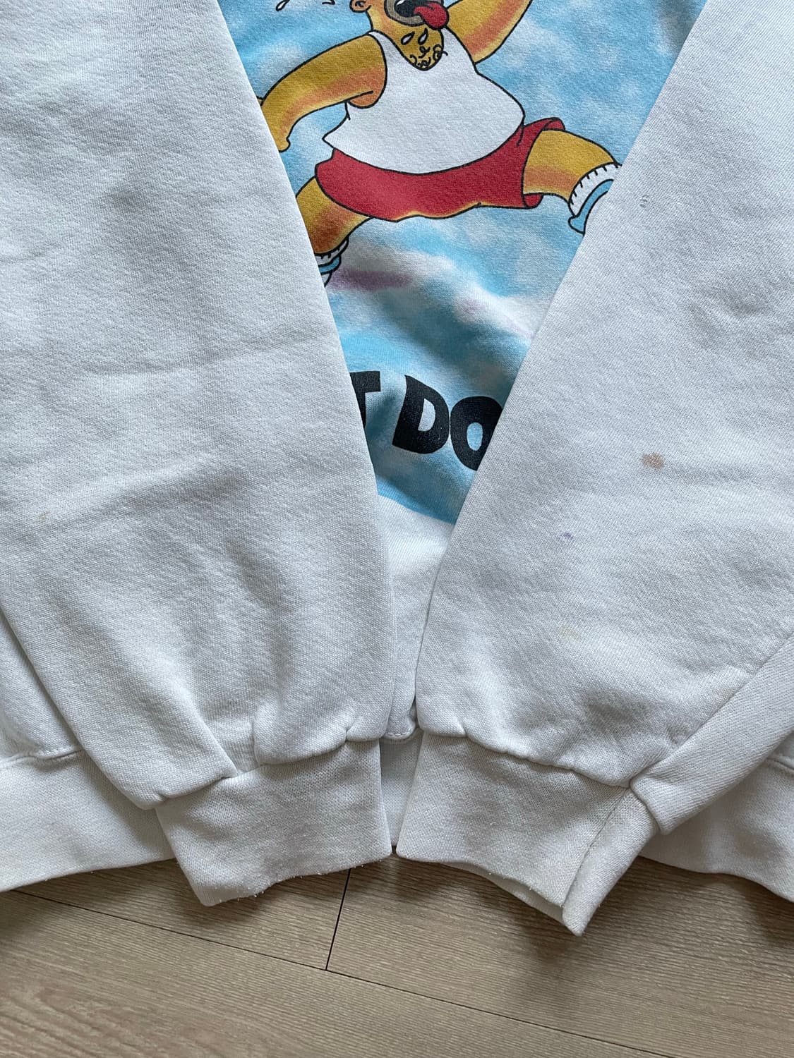 90s 심슨 Just Donut 나이키 패러디 스웻셔츠  상품이미지6