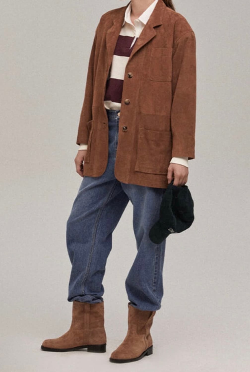 더바넷  Appy Suede Car Coat 스웨이드자켓 새상품 상품이미지5