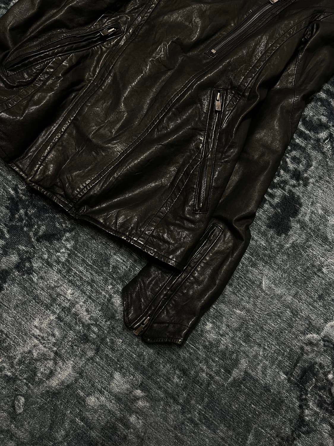 Luv maison x Sugizo archive leather jack 상품이미지6