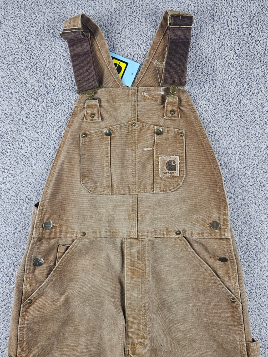 칼하트 R06 덕 캔버스 더블니 오버롤 슈트 (30X30) / 10924 상품이미지3