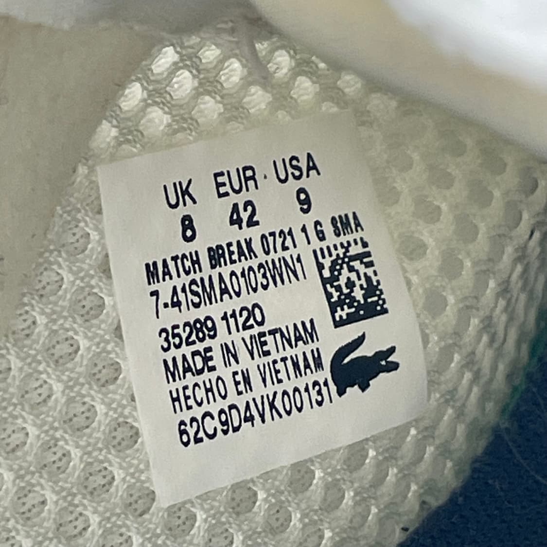 라코스테 남성 스니커즈 uk 8 / 270 상품이미지8