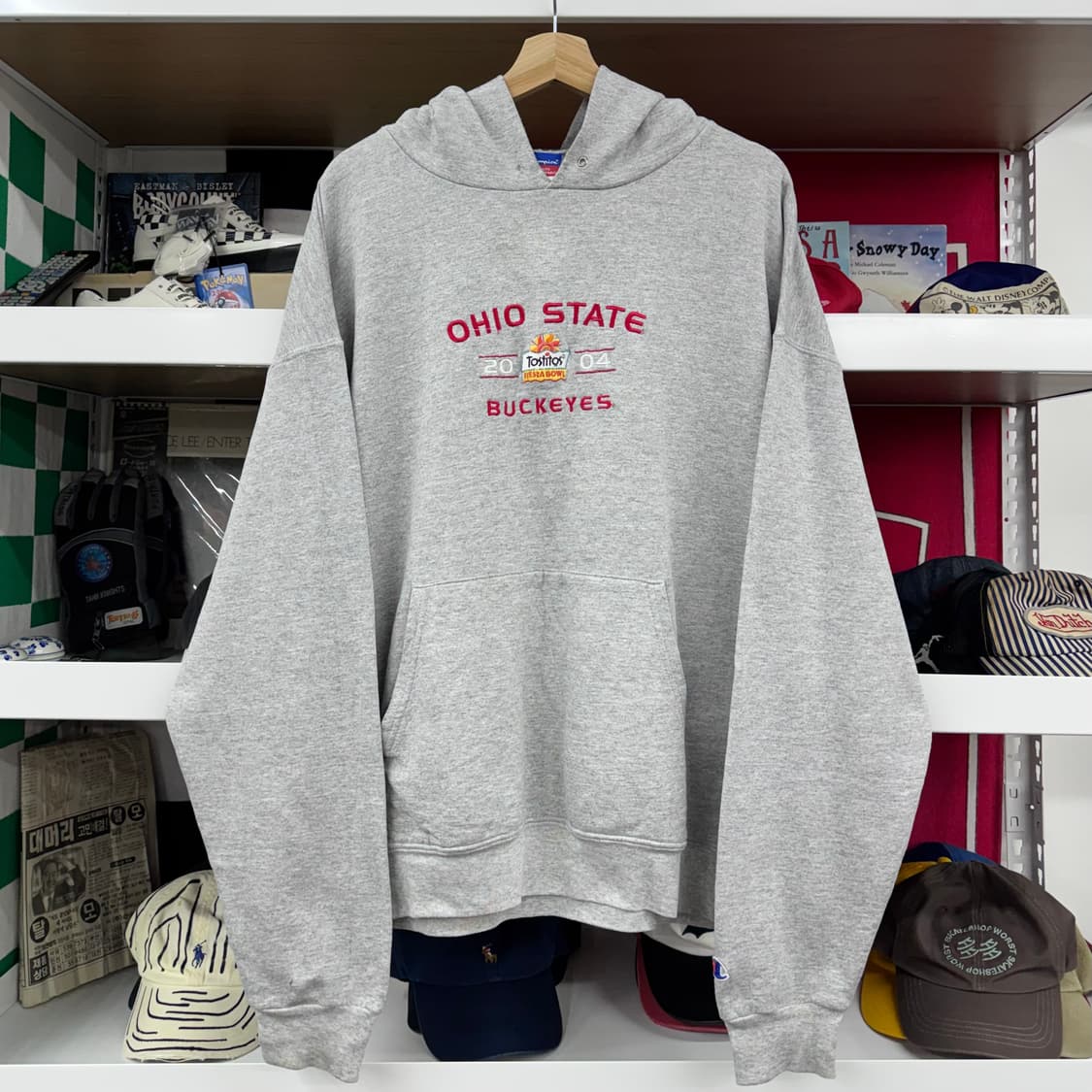 00s 챔피온 오하이오 스테이트 버키스 스웻 후드티 (XL)   상품이미지2