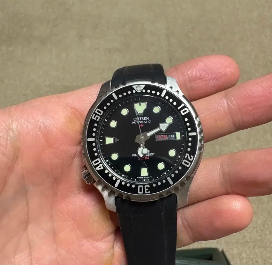 시티즌 복어 메탈밴드 NY0040 오토매틱 상품이미지1