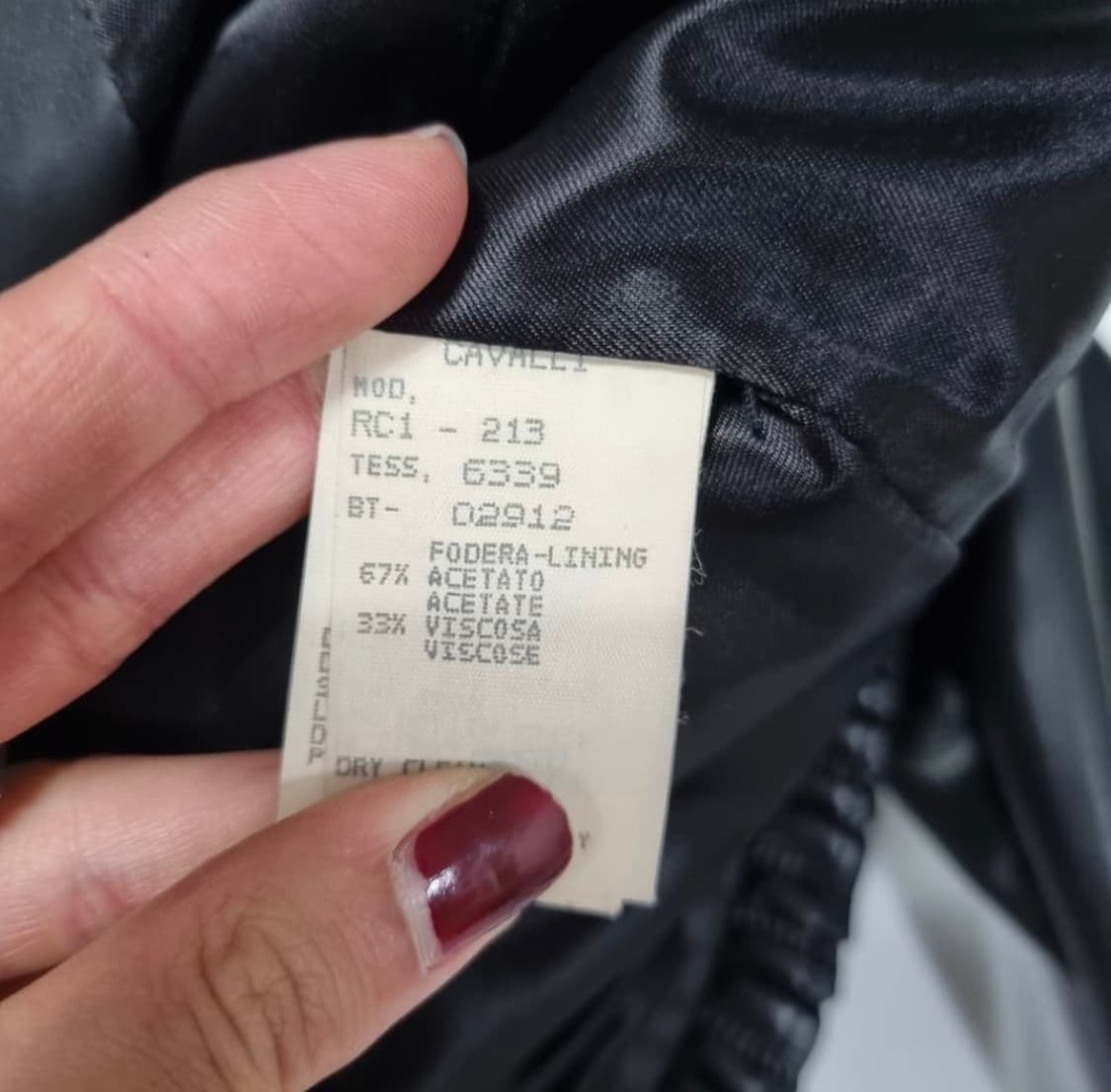 Cavalli jeans 까발리 가죽자켓 상품이미지4