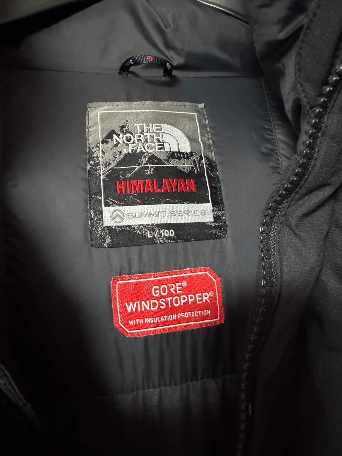 노스페이스 히말라야 롱패딩 L(100) 검정 상품이미지2