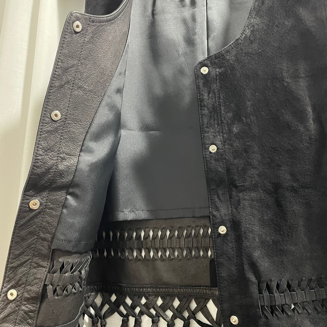 재팬 빈티지/ 스웨이드 프린지 크롭 베스트/ 95 상품이미지6