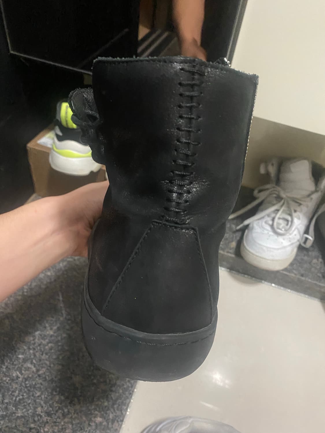 Japanese handmade leather 다크웨어 신발 상품이미지5