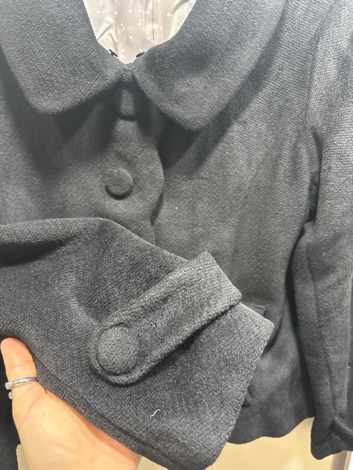 11일 내 구매 시 택포) 코이세이오st 리본 울 자켓 상품이미지4