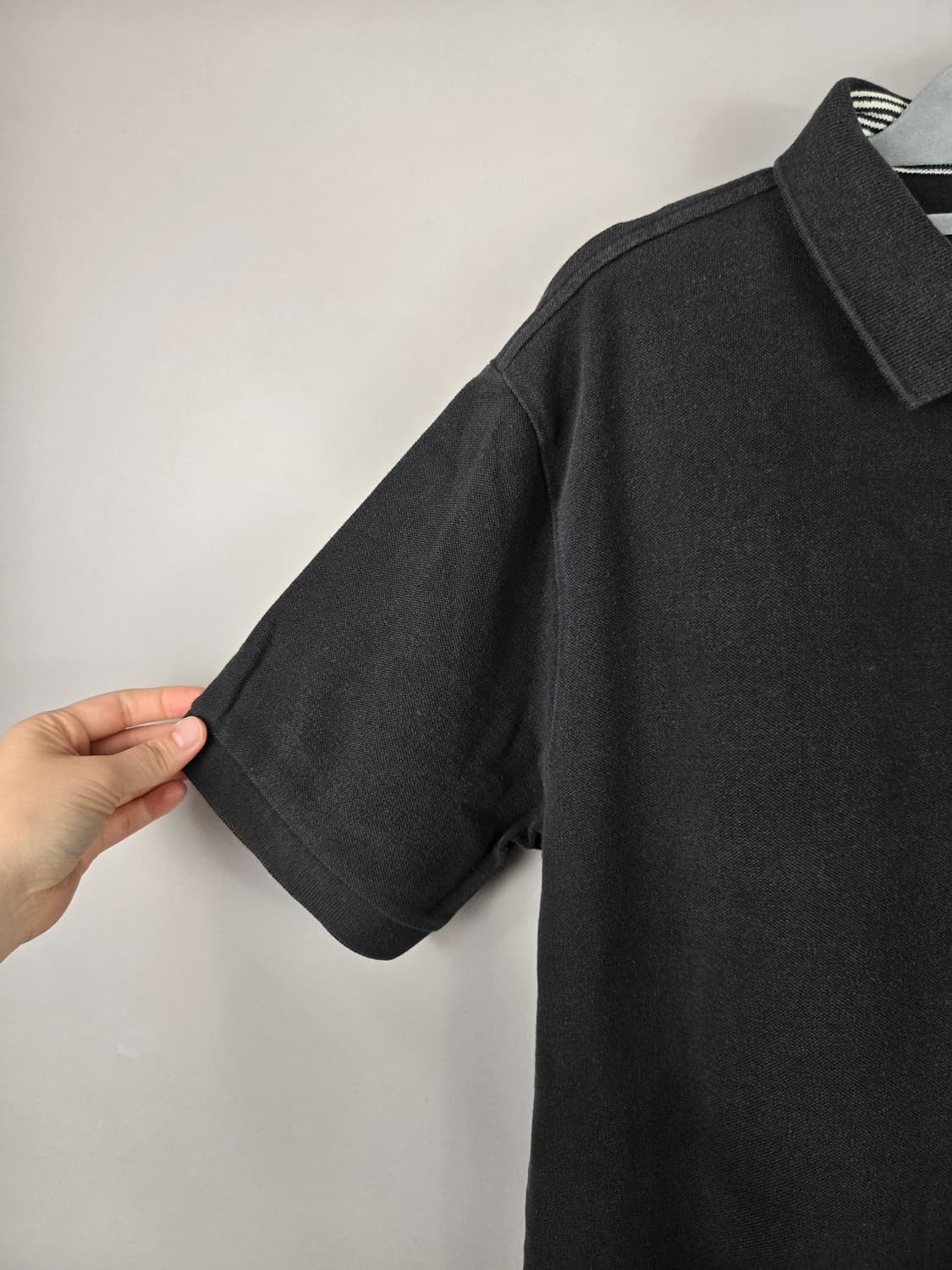 [무료배송]라코스테 5(105) 남성 PK 카라 반팔 티셔츠 카라티 블랙 상품이미지3