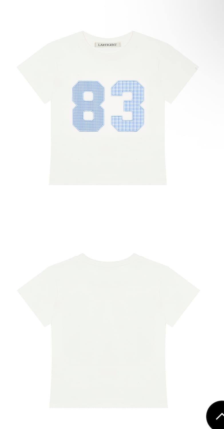 라티젠 L18 PATCH T-SHIRT(WHITE BLUE) 티셔츠 상품이미지2