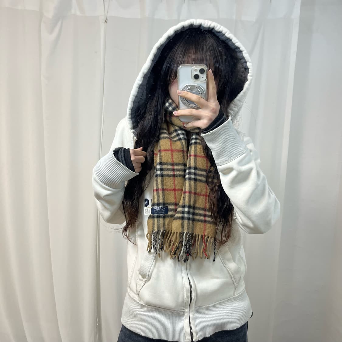 Burberry Nova Check Cashmere Muffler 상품이미지1